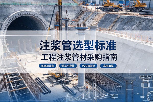 滦州注浆管选型标准