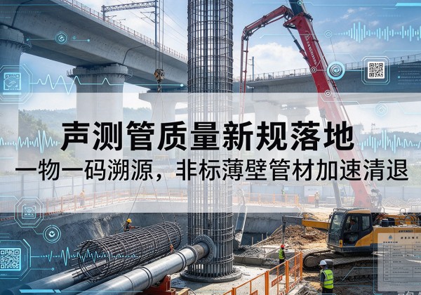滦州声测管质量新规落地，一物一码溯源，非标薄壁管材加速清退